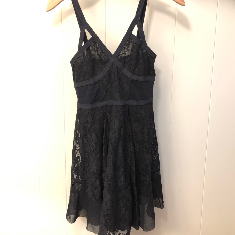 Free People lace black dress